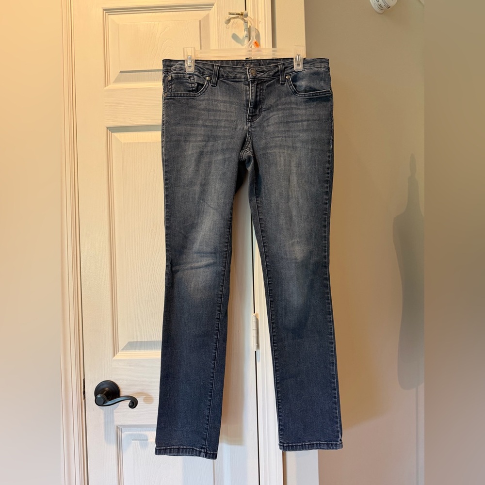 Jessica Simpson Dark Washed Straight Leg Jeans